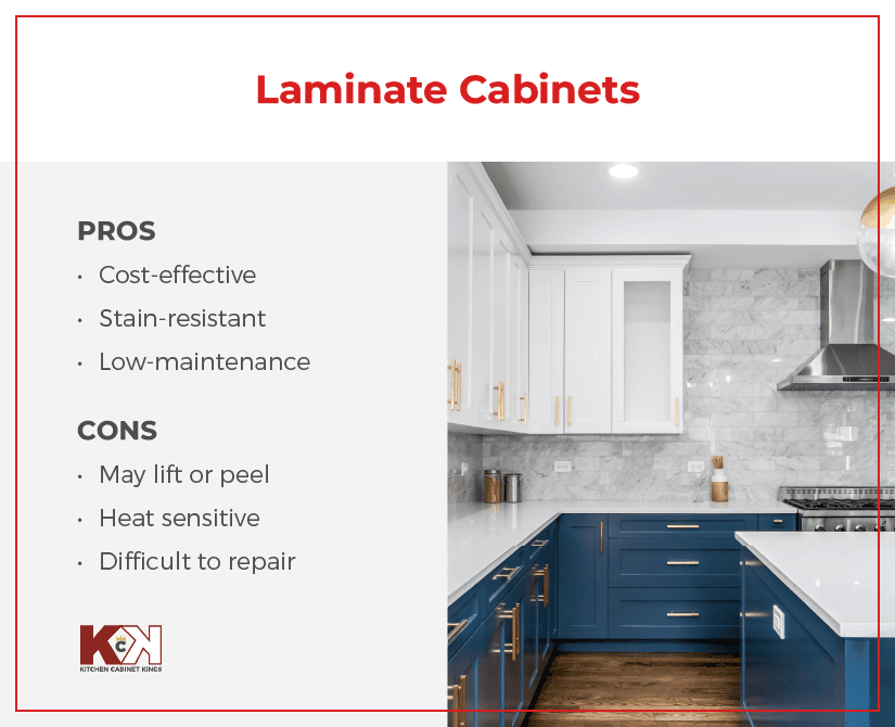 Pros and cons of laminate cabinets
