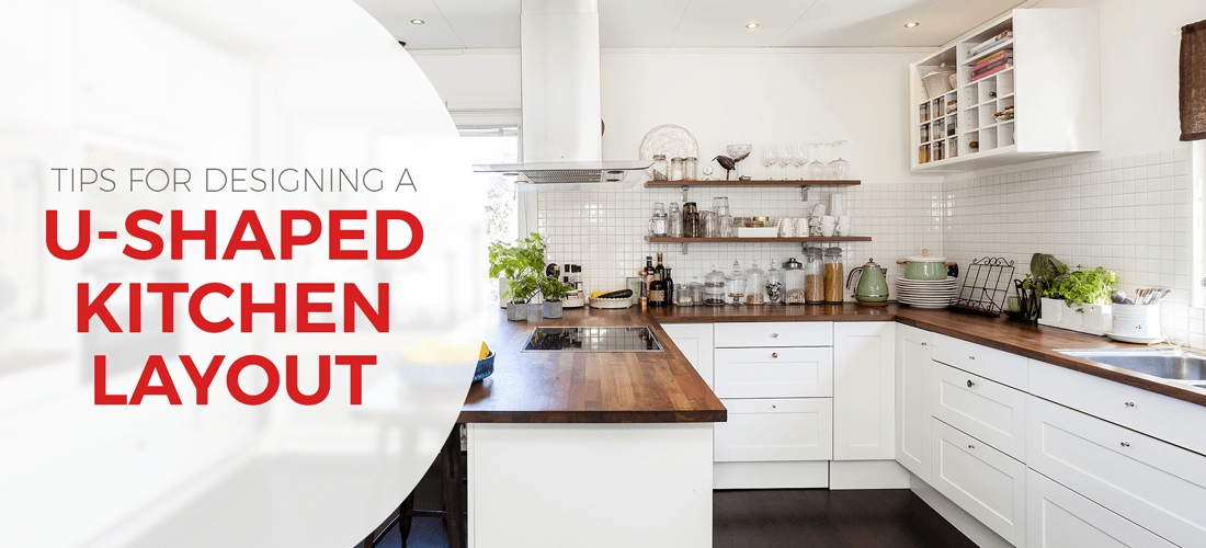 U Shaped Kitchen Layouts Design Tips, Island In Small U Shaped Kitchen