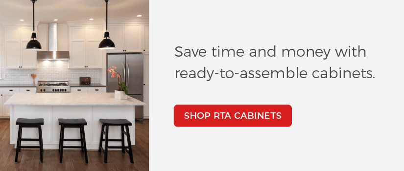 Click here to shop ready to assemble cabinets from Kitchen Cabinet Kings.