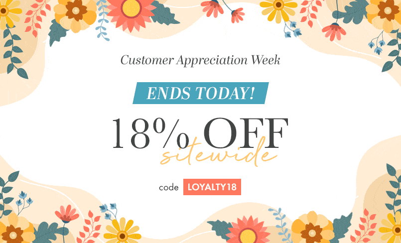 Customer Appreciation Week Ends Tonight - Save 18% On Cabinets.